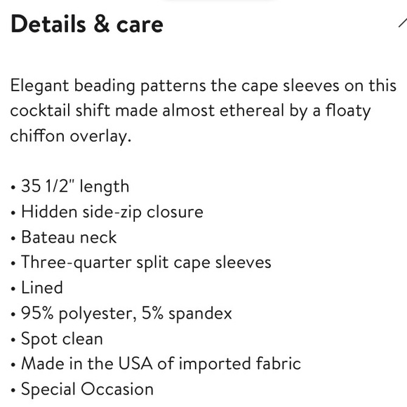 NWT XScape Chiffon Overlay Beaded Sleeve Cocktail Dress Size 16 Navy - Picture 6 of 11